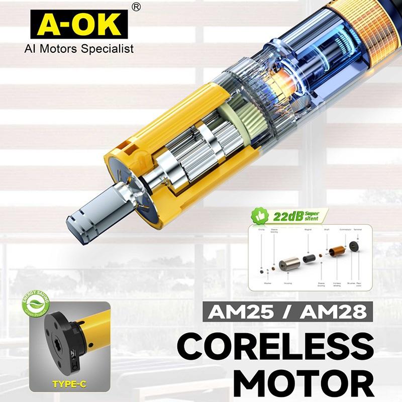 AM25 Coreless DC Tubular Motor